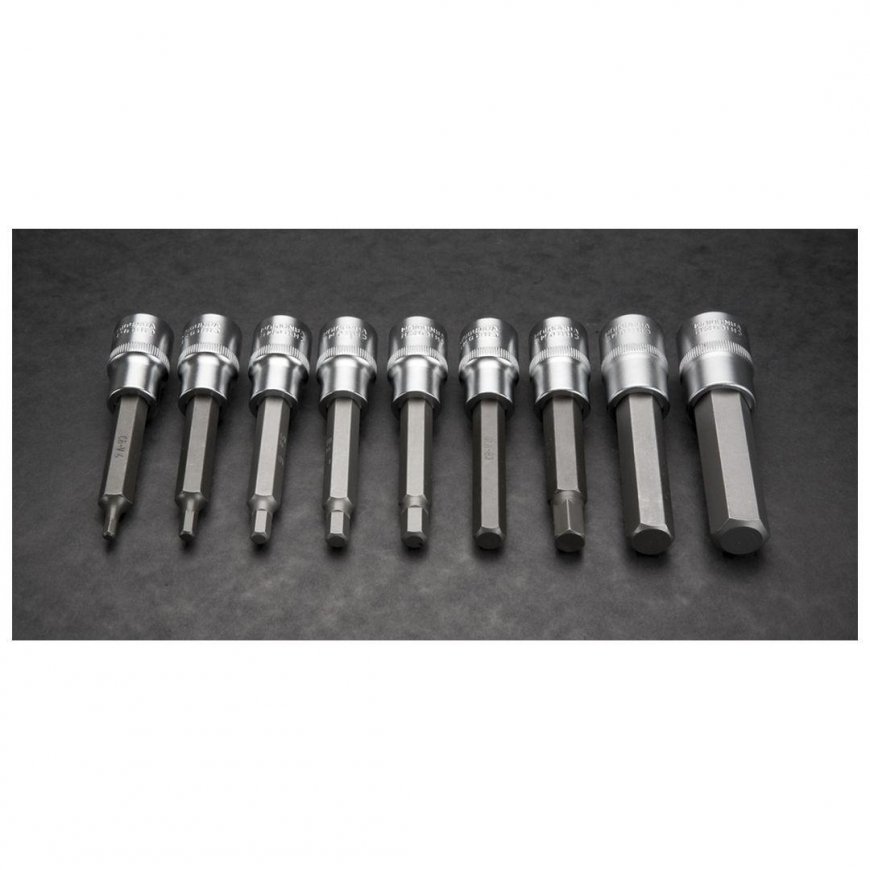 Neo Hex 1/2" H4-H17 Hex Socket Set Long 9pcs (08-706) – 4