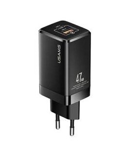 Usams T41 įkroviklis 1x USB-A 1x USB-C 3 A (6958444971131)