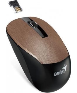 Genius pelė NX-7015, 1600DPI, 2.4 [GHz], optinis, 3 kl., belaidis, varinis, 1 št AA, Mėlyna-eye sensor