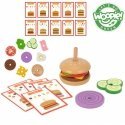 Woopie VUOPIS GRYNAS wooden Burgeris Restaurija Children's 15-piece set. FSC certificate