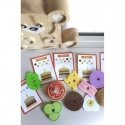 Woopie VUOPIS GRYNAS wooden Burgeris Restaurija Children's 15-piece set. FSC certificate