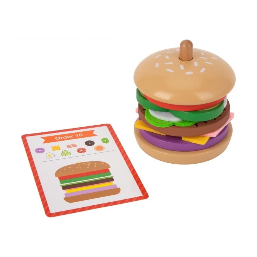 Woopie VUOPIS GRYNAS medinis Burgeris Restaurija Vaikams skirta 15 el dalis. FSC sertifikatas – 8