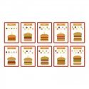 Woopie VUOPIS GRYNAS wooden Burgeris Restaurija Children's 15-piece set. FSC certificate