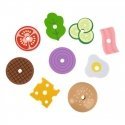 Woopie VUOPIS GRYNAS wooden Burgeris Restaurija Children's 15-piece set. FSC certificate