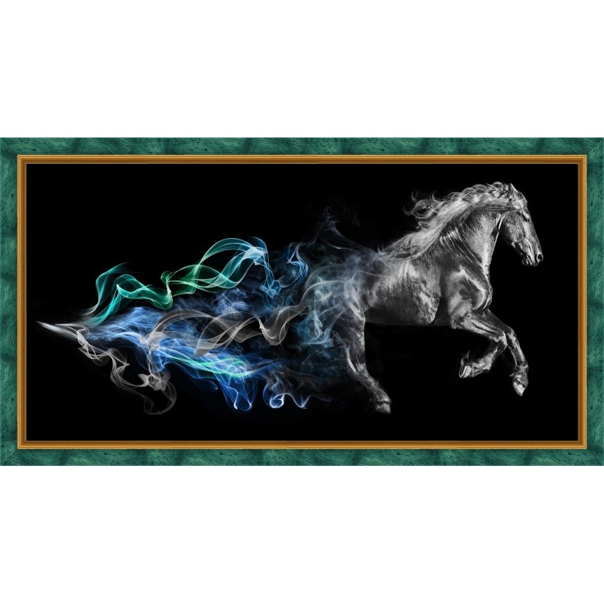 Beldizart Horse in smoke 60x30 cm AZ-1828