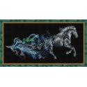 Beldizart Horse in smoke 60x30 cm AZ-1828 Beldizart Horse in smoke 60x30 cm AZ-1828