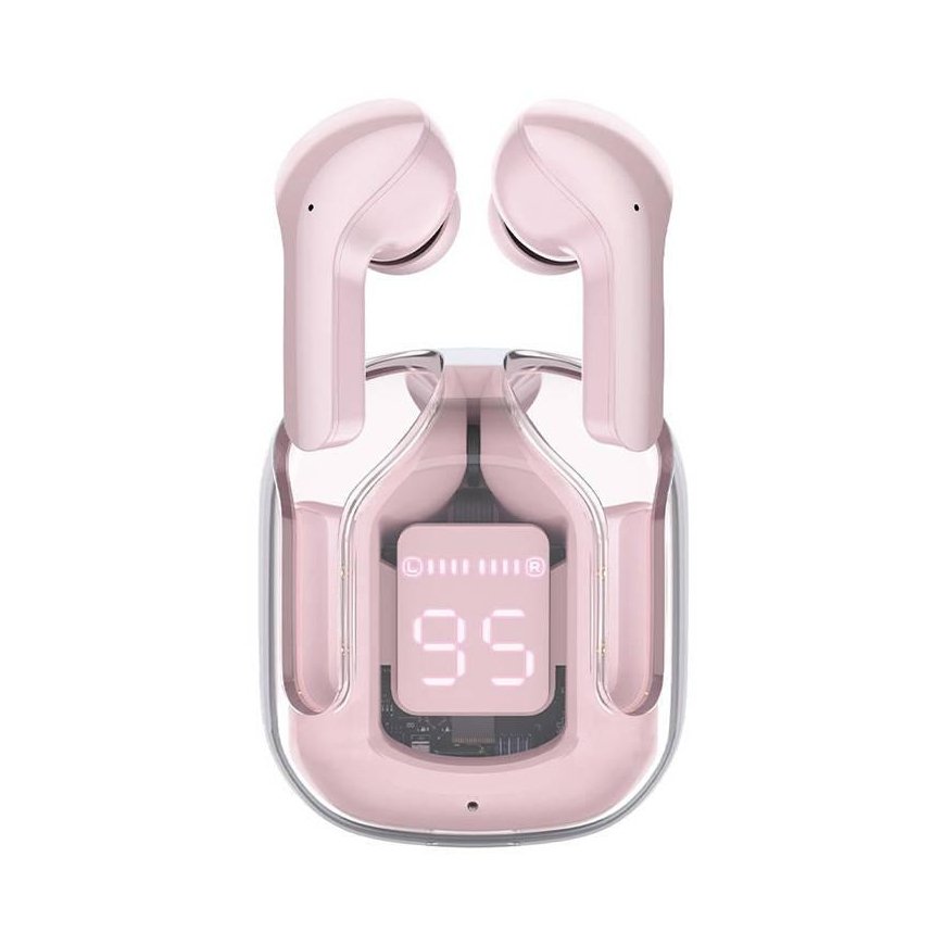 Acefast į ausis įkišamos belaidės ausinės TWS Bluetooth rožinė (T6 rožinė lotus) – 2