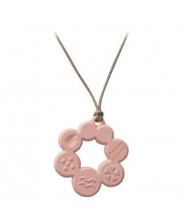 Single pendant chewer "Mochi", 3 months+. Composition: 51% rice / Mochi Teething Jewelry Handy Charm