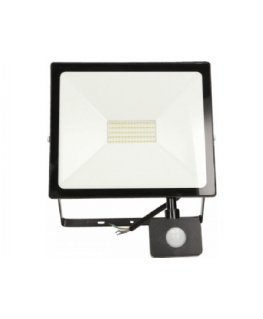 Orno ALLED 50W LED prožektorius su PIR, 4000lm, IP44, 4000K, Alu + stiklas