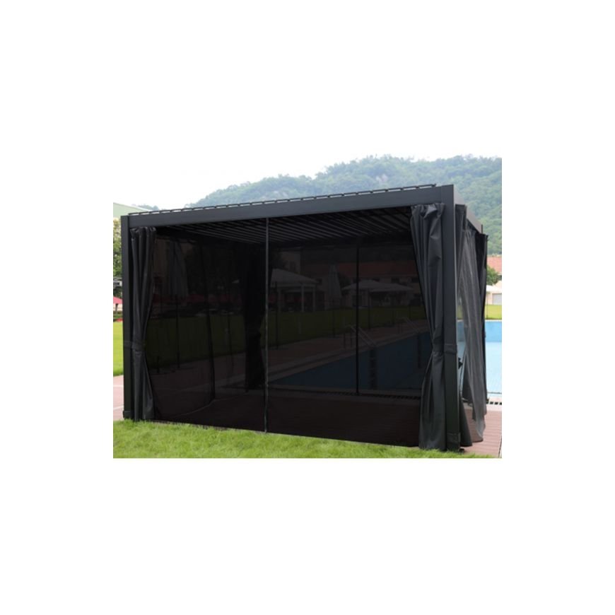 Dark Gazebo MIRADOR 3x4xH2.5 m