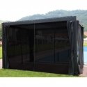 Gazebo MIRADOR 3x4xH2.5 m, dark gray Gazebo MIRADOR 3x4xH2.5 m, dark gray
