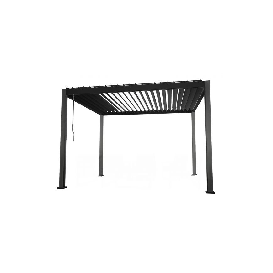 Gazebo MIRADOR 3x4xH2.5 m, dark gray – 3