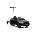 Lean Sport Lean Cars Battery powered car BMW M5 with platform for parents, black lacquered