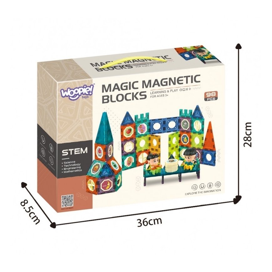 WOOPIE Magnetic Blocks Lock 98 el. – 3