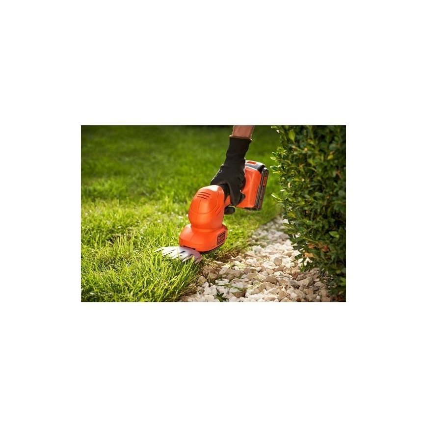 Battery clippers for grass and hedges 18V Black & Decker [BCSS18B-XJ] Li-Ion – 8