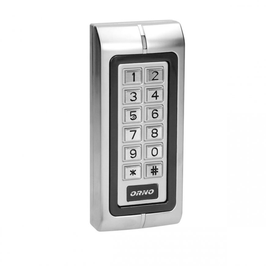 Orno Siaura combination lock with card and distance tag reader, IP44, 1 relay 3A, dimensions 128x82x – 3
