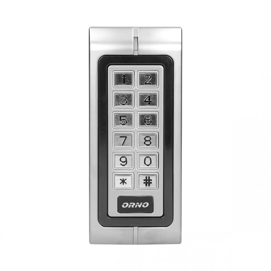 Orno Siaura combination lock with card and distance tag reader, IP44, 1 relay 3A, dimensions 128x82x – 4