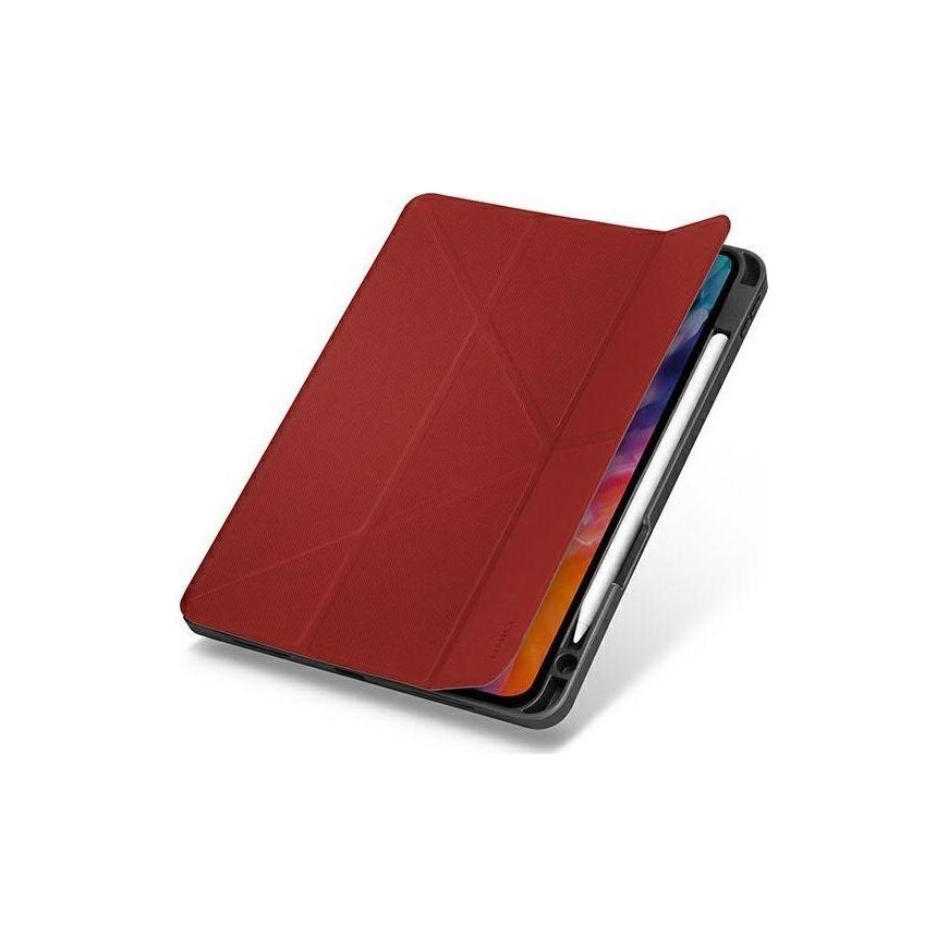 UNIQ etui Transforma Rigor iPad Air 10,9 (2020) raudona/coral red Atnimicrobial – 2