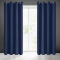 Eurofirany LOGAN blackout tipo temdanti naktinė užuolaida, 135X250 cm, kilpos / žiedai, spalva: tams