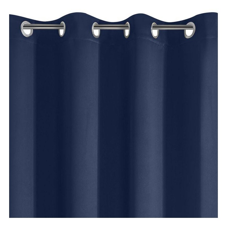 Eurofirany LOGAN blackout tipo temdanti naktinė užuolaida, 135X250 cm, kilpos / žiedai, spalva: tams – 4