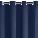 Eurofirany LOGAN blackout night curtain, 135X250 cm, loops / rings, color: dark blue