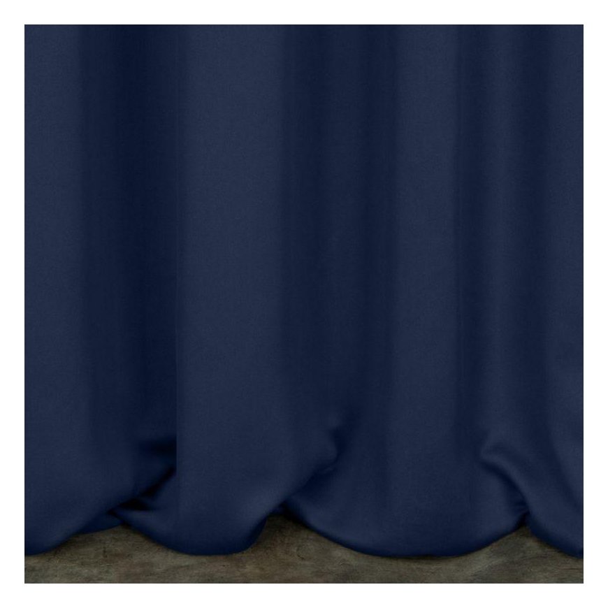 Eurofirany LOGAN blackout night curtain, 135X250 cm, loops / rings, color: dark blue – 7