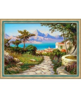 Beldizart Miestelis prie jūros 70x50 cm AZ-1816