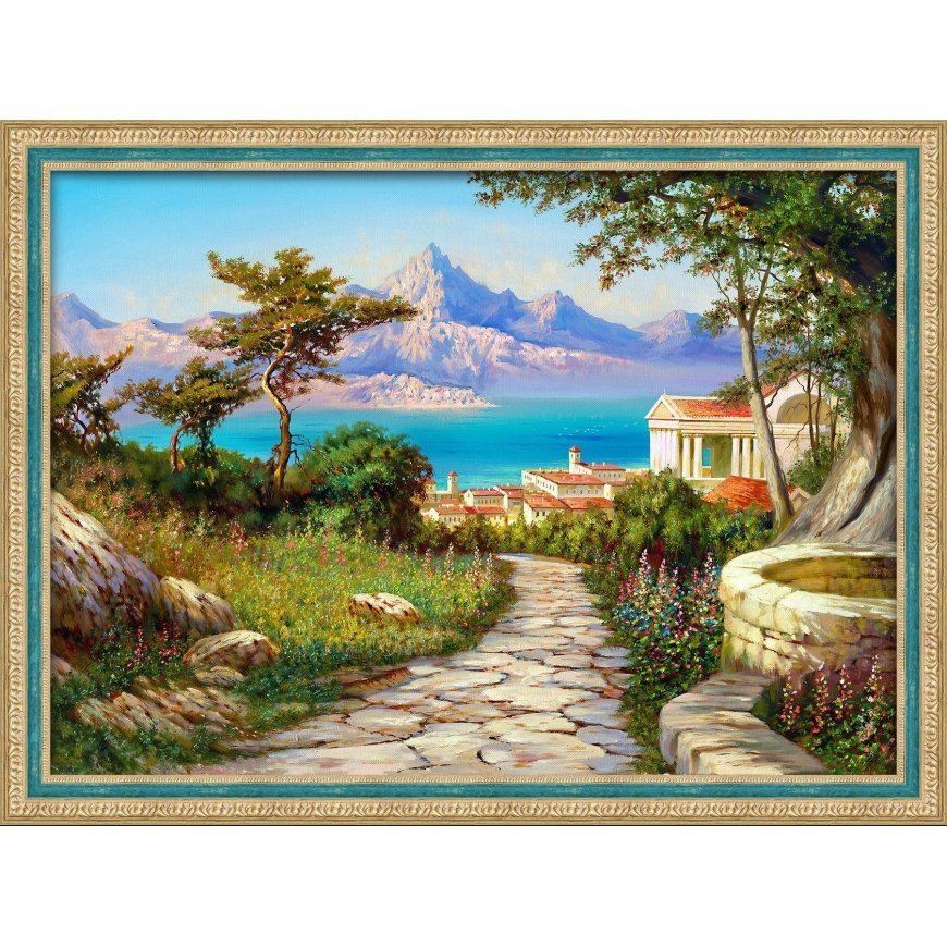 Beldizart Town by the sea 70x50 cm AZ-1816