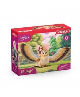 SCHLEICH BAYALA An elf on a shiny owl