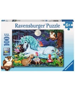 Ravensburger Puzzle 100 el. Užburtas miškas (107933)