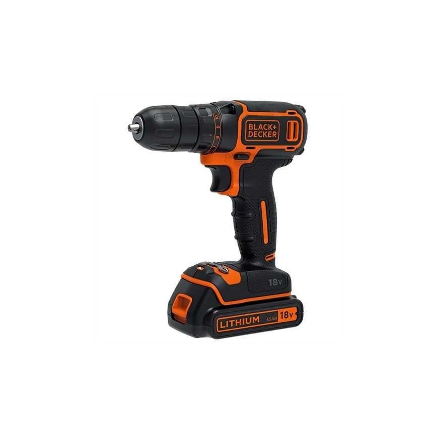 Black & Decker suktuvas - gręžtuvas 18V 2x1.5Ah BDCDC18B – 3