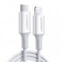 Ugreen USB Type C Cable - Lightning 3A Cable 0.25m White (US171) Ugreen USB Type C Cable - Lightning 3A Cable 0.25m White (US171)