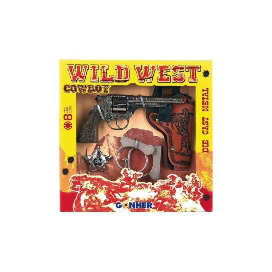Pool Gonher Guns GONHER set of cowboy weapons WILD-WEST, 158/0 – 2