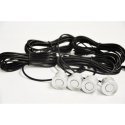 Amio Rinkinys czujników parkowania cofania led 4 sensory Sidabrinė