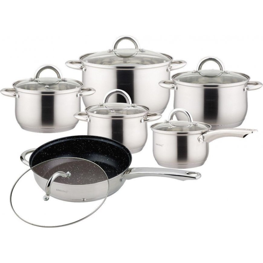 King Hoff 12-piece KINGHOFF pot set KH-4457