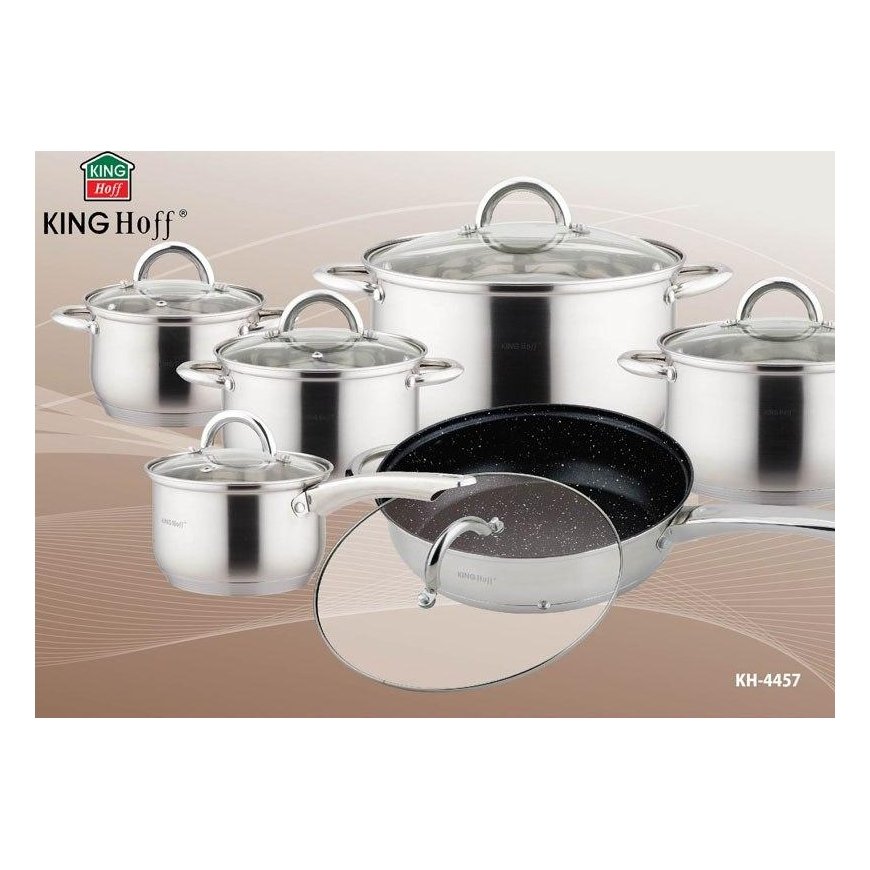 King Hoff 12-piece KINGHOFF pot set KH-4457 – 7