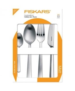 Fiskars Cutlery Set, 16 Piece Matt FF (1002958)
