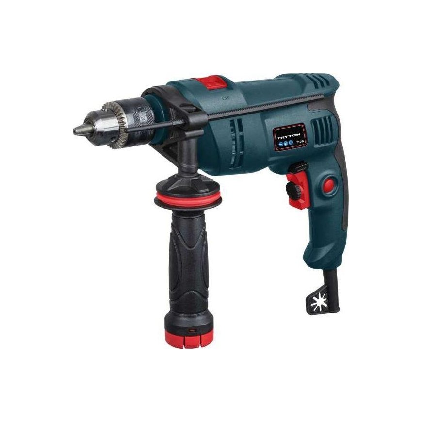 Tryton Perforuoto grąžto 710w rankenos. Raktas. 13 mm l / p – 2