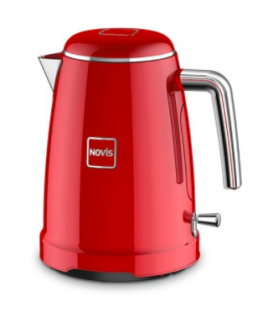 NOVIS K1 elektrinis virdulys, raudonos spalvos