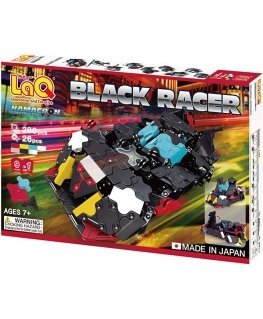 Japanese educational constructor LaQ Hamacron Constructor "Black Racer" - even 9 vehicles in one set. 280 details.