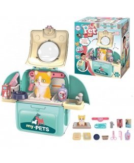 WOOPIE Kitty 2in1 nešiojamas grožio salonas Transporter kuprinėje
