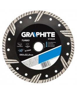 GRAPHITE Graphite Graphite diamond disc 180x22.2 mm turbo 57H628
