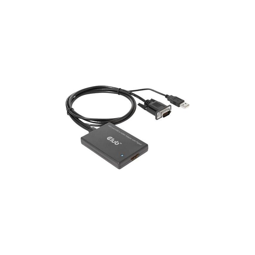 Club 3D USB 3D CAC-1720 club - HDMI - Black VGA (500717)