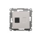 Kontakt-Simon Simon 54 Single computer socket RJ45 category 6 with dust protection (module) black ma