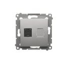 Kontakt-Simon Simon 54 Single computer socket RJ45 category 6 with dust protection (module) black ma