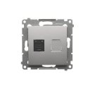 Kontakt-Simon Simon 54 Single computer socket RJ45 category 6 with dust protection (module) black ma