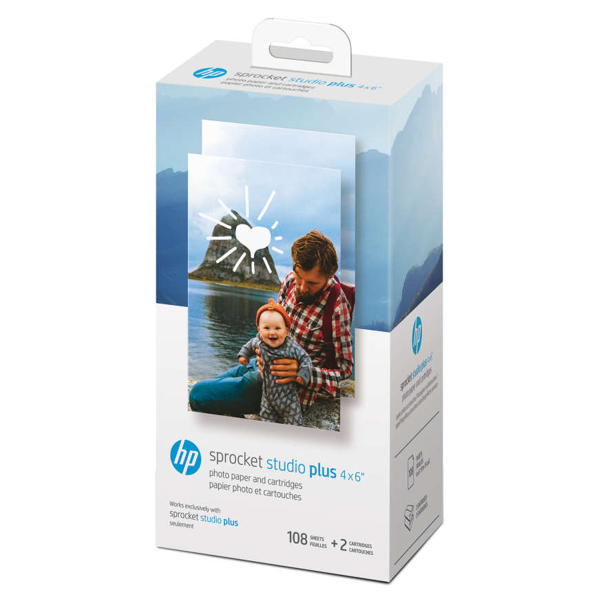 HP photo paper Sprocket Studio Plus 108 sheets – 2