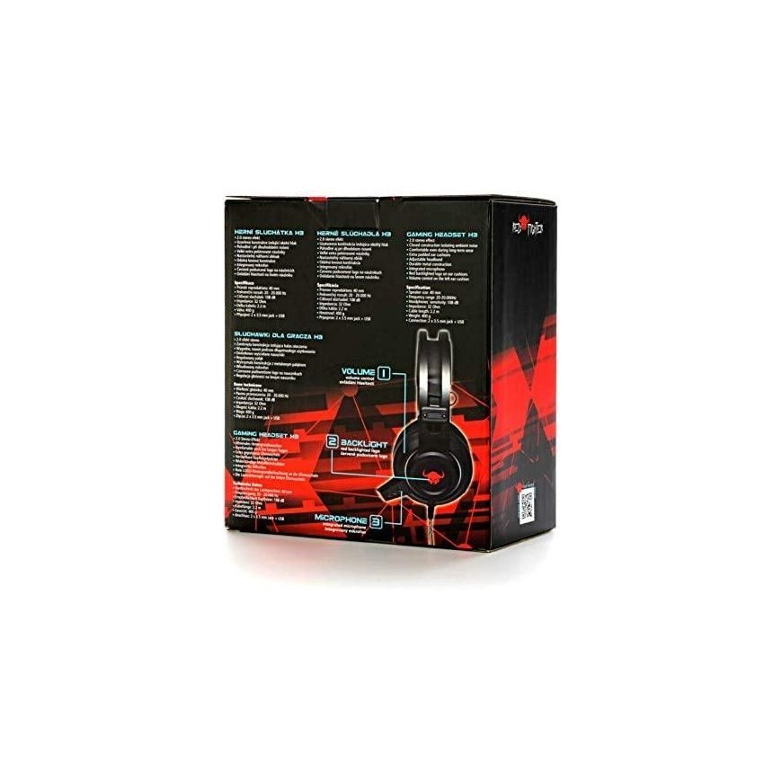 Red Fighter Red Fighter Headphones Red Fighter H3 Red (QMRDM03RGR00) – 12