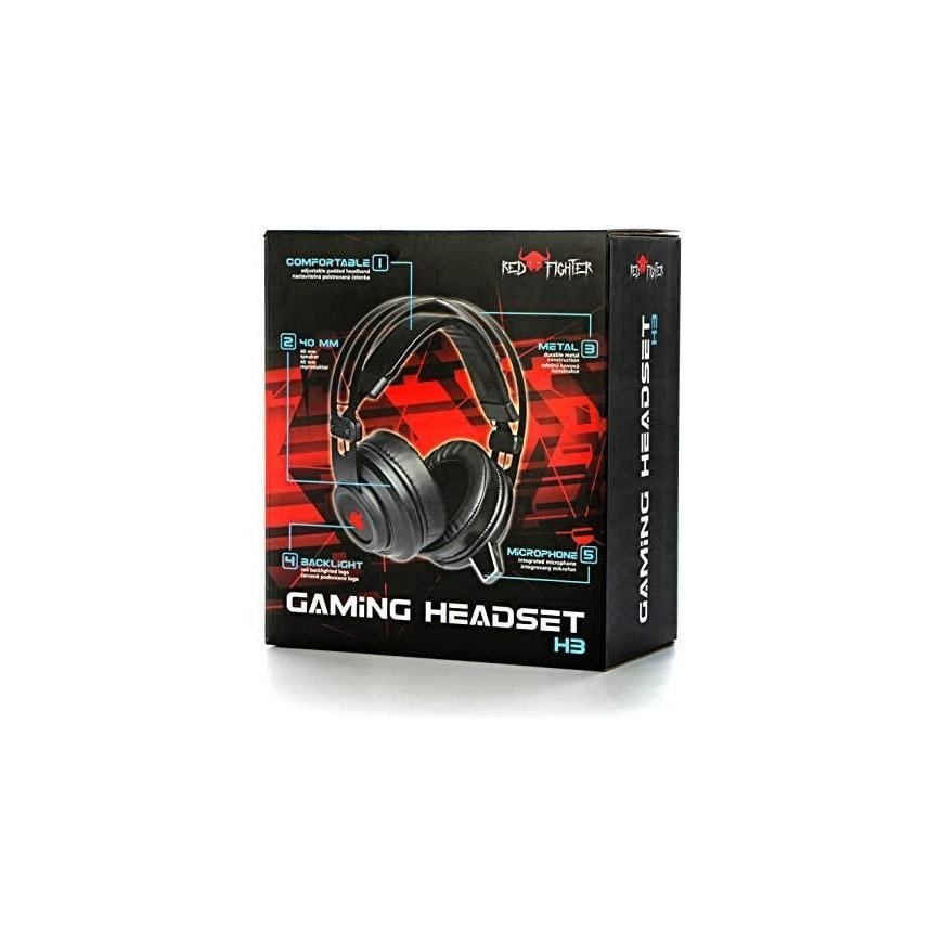 Red Fighter Red Fighter Headphones Red Fighter H3 Red (QMRDM03RGR00) – 13