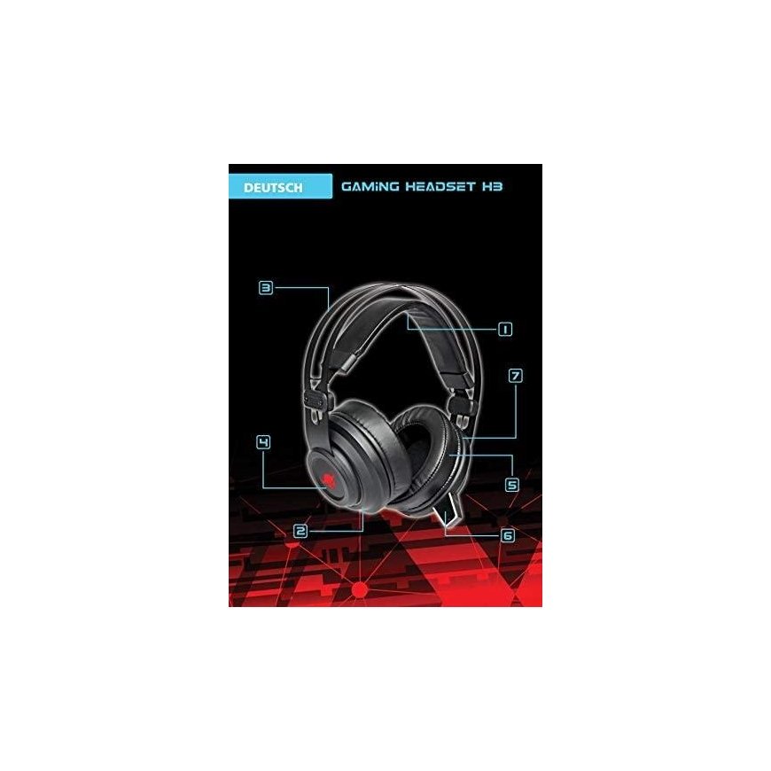 Red Fighter Red Fighter Headphones Red Fighter H3 Red (QMRDM03RGR00) – 14